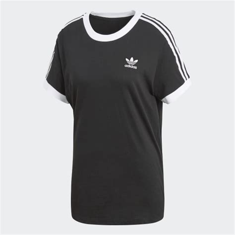 adidas 3 streifen shirt damen schwarz|Adidas originals 3.